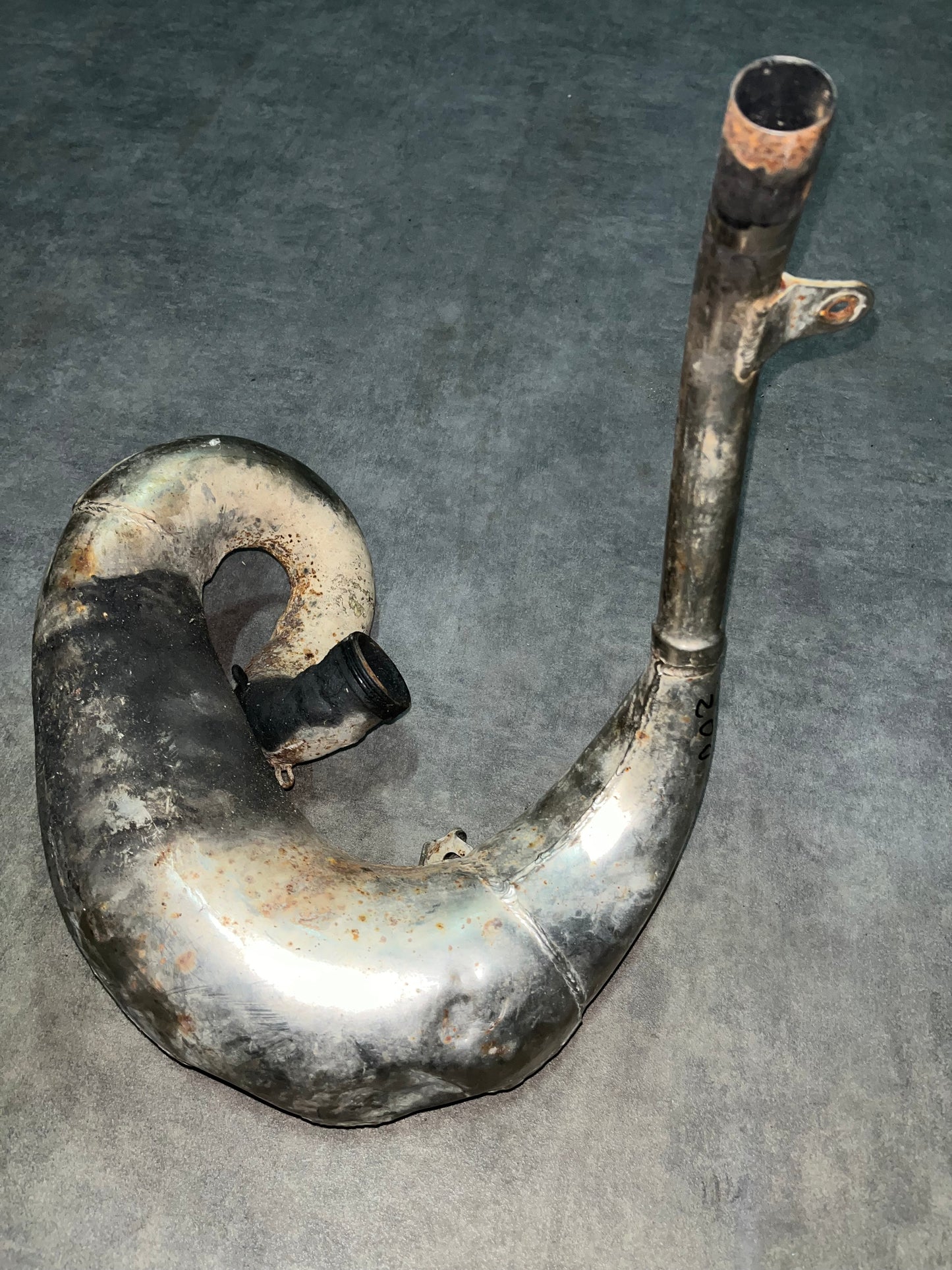 collecteur d'échappement ktm 200
