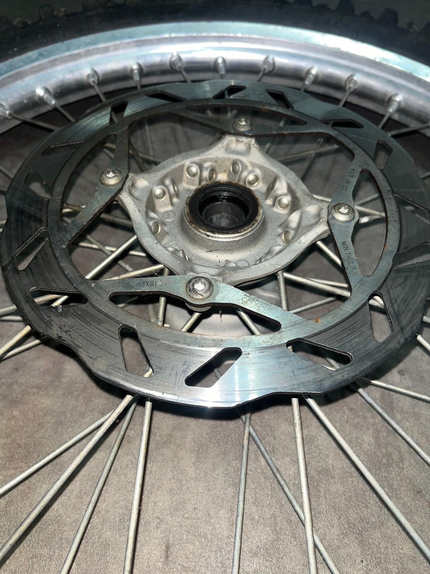 roue avant et arrière 250 rmz