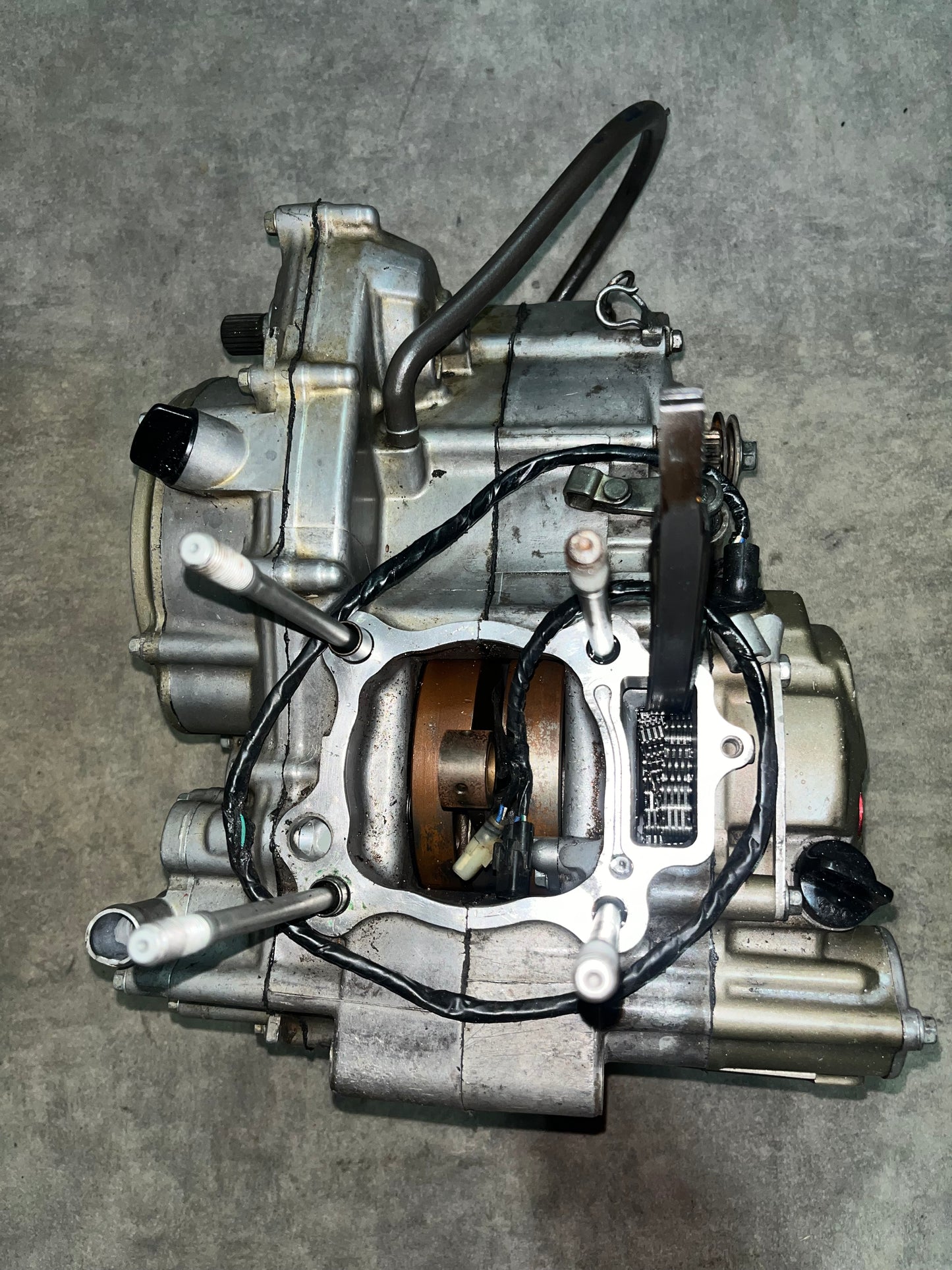bas moteur 250 crf 2008