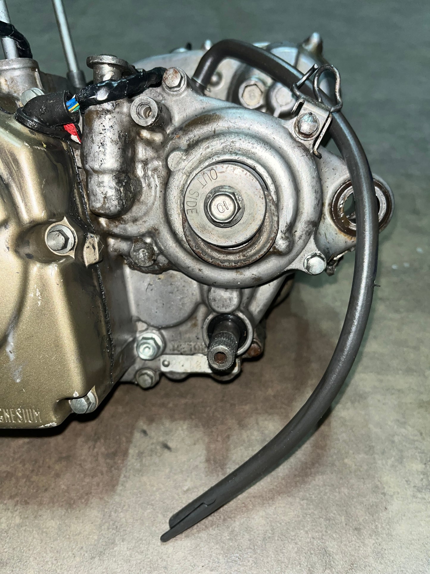 bas moteur 250 crf 2008