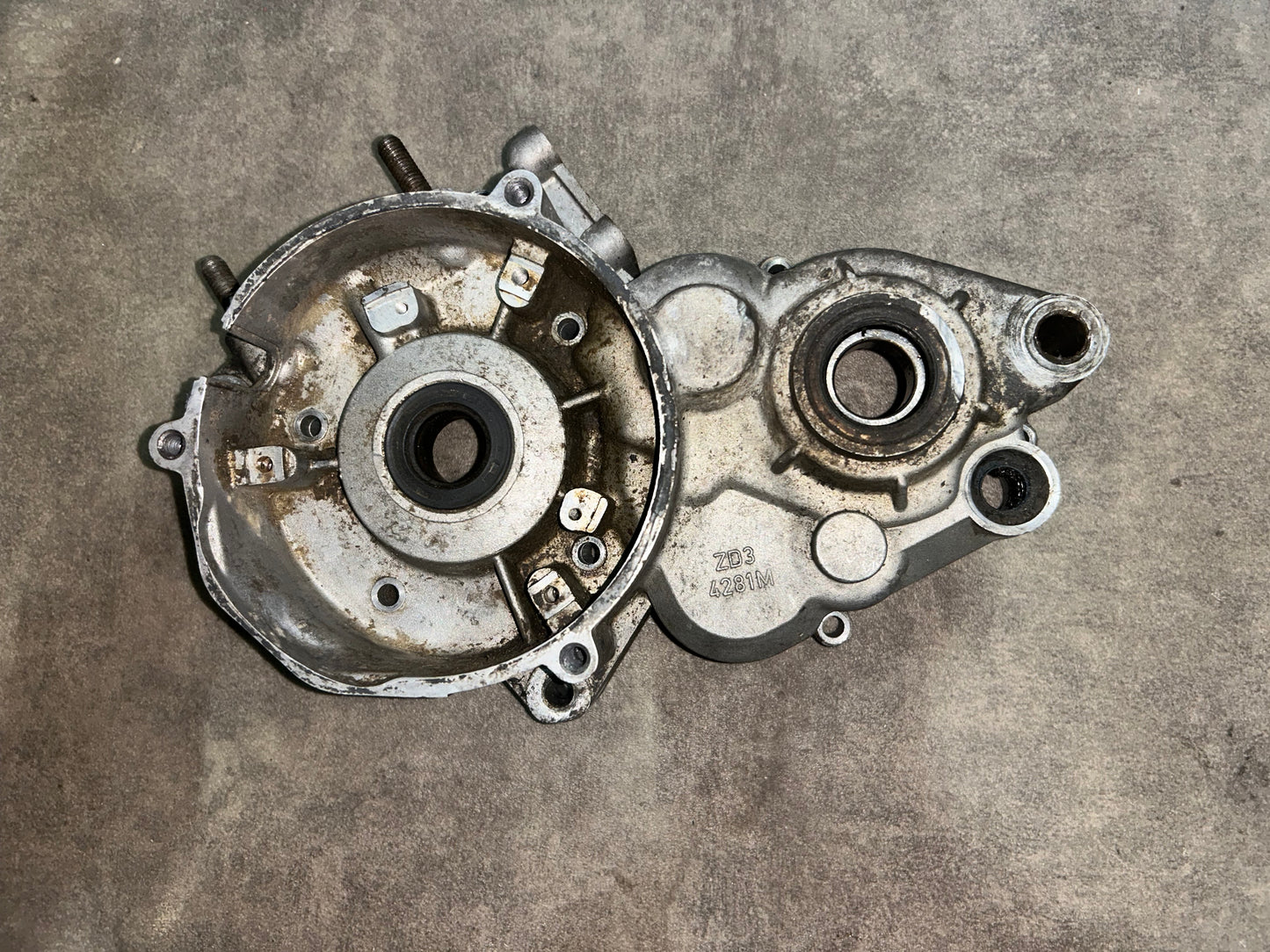 carter moteur gauche ktm 65 sx
