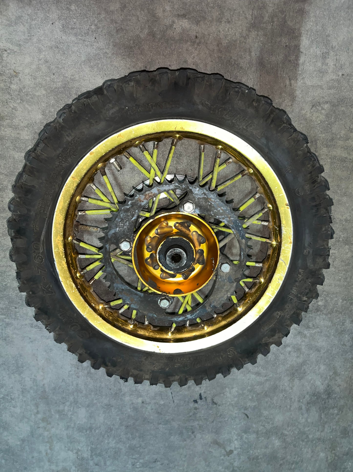 roue avant et arrière 65 rm kx