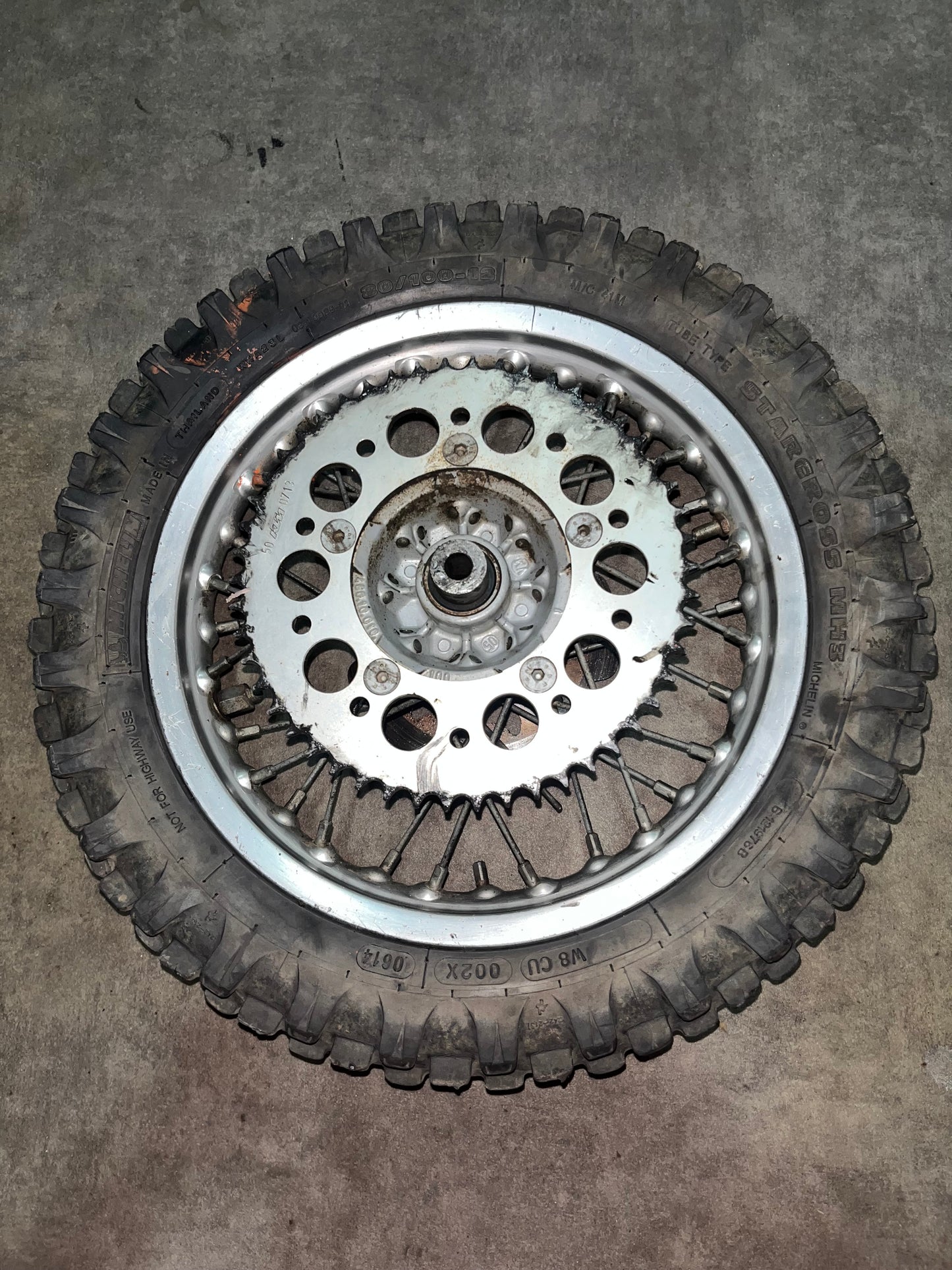 roue avant et arrière ktm 65 sx