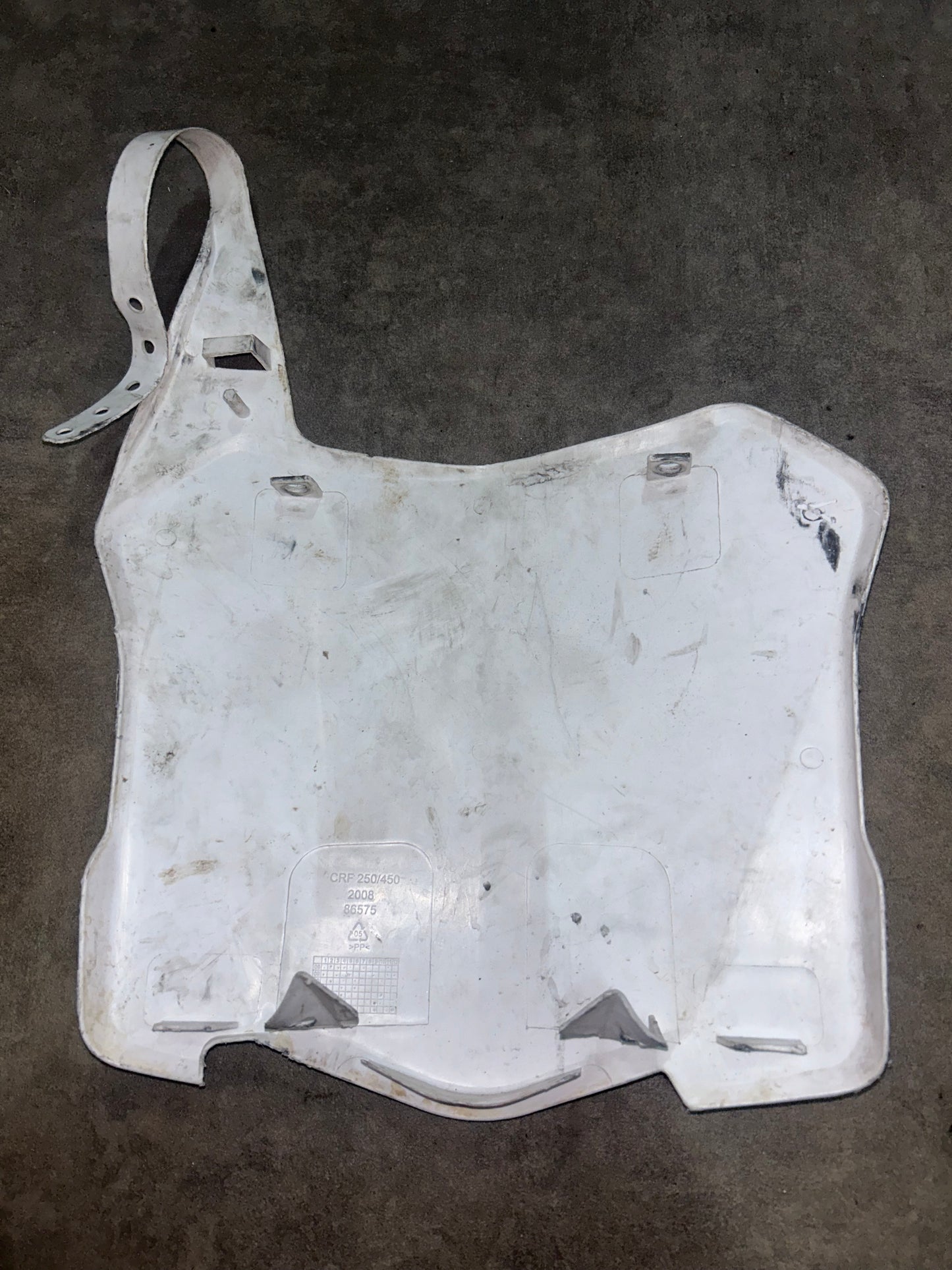 plaque avant 250/450 crf