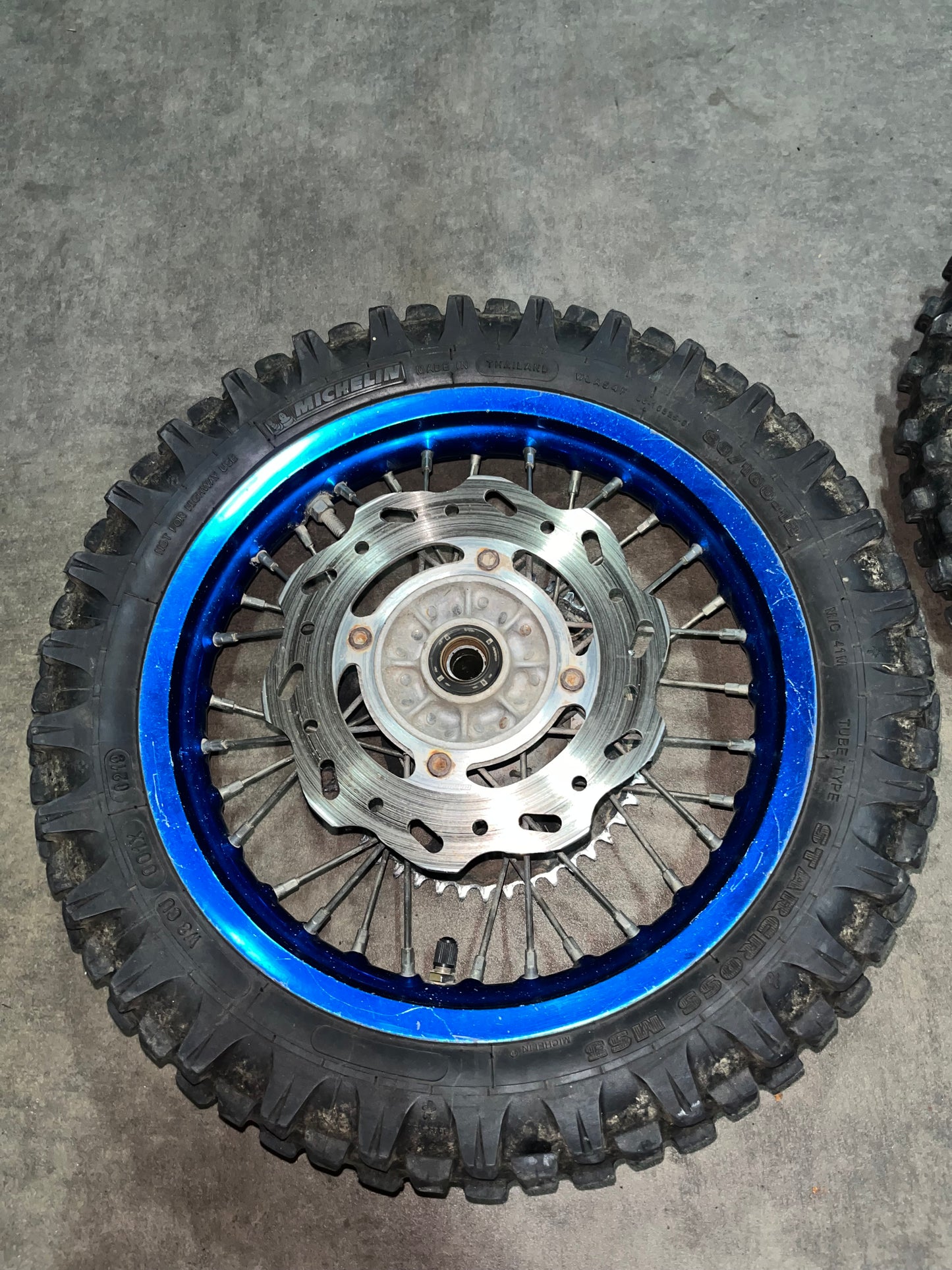 roues avant + arrière yz 65