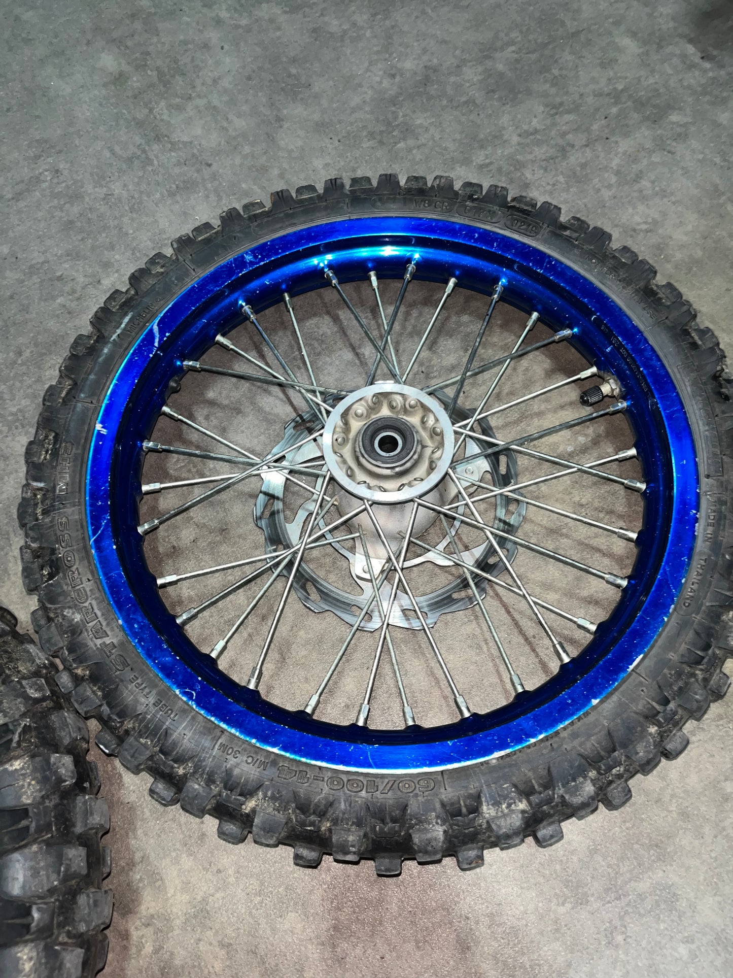 roues avant + arrière yz 65