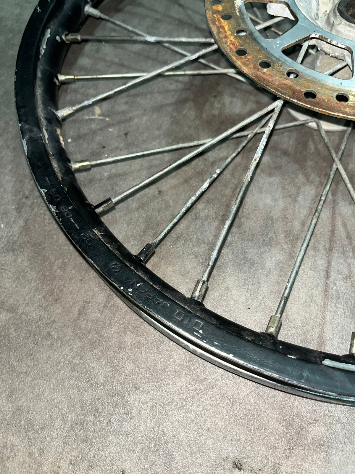 roue avant yz 85