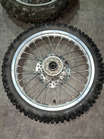roue avant + arrière kx 65