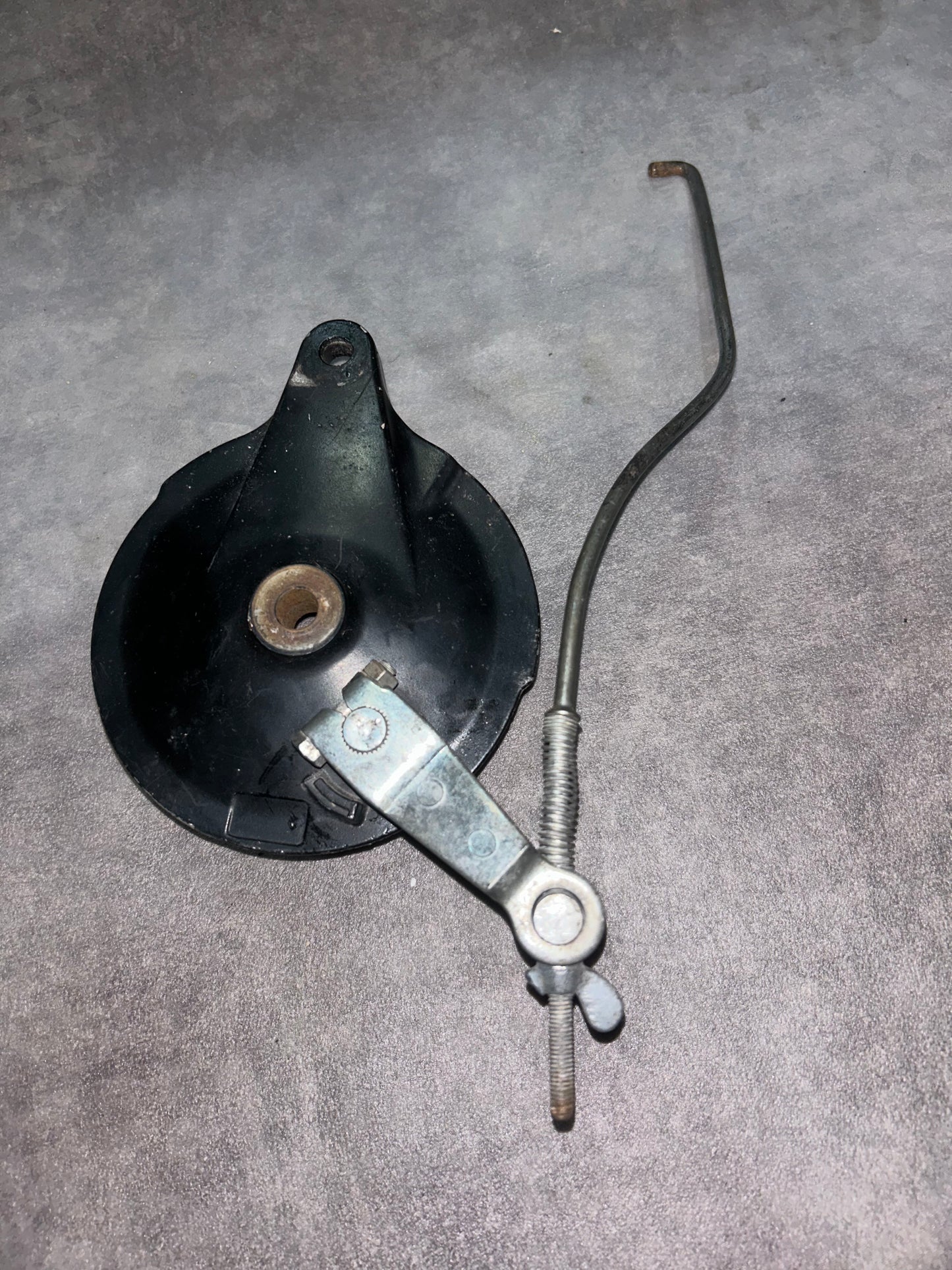 flasque de roue arrière pw 80