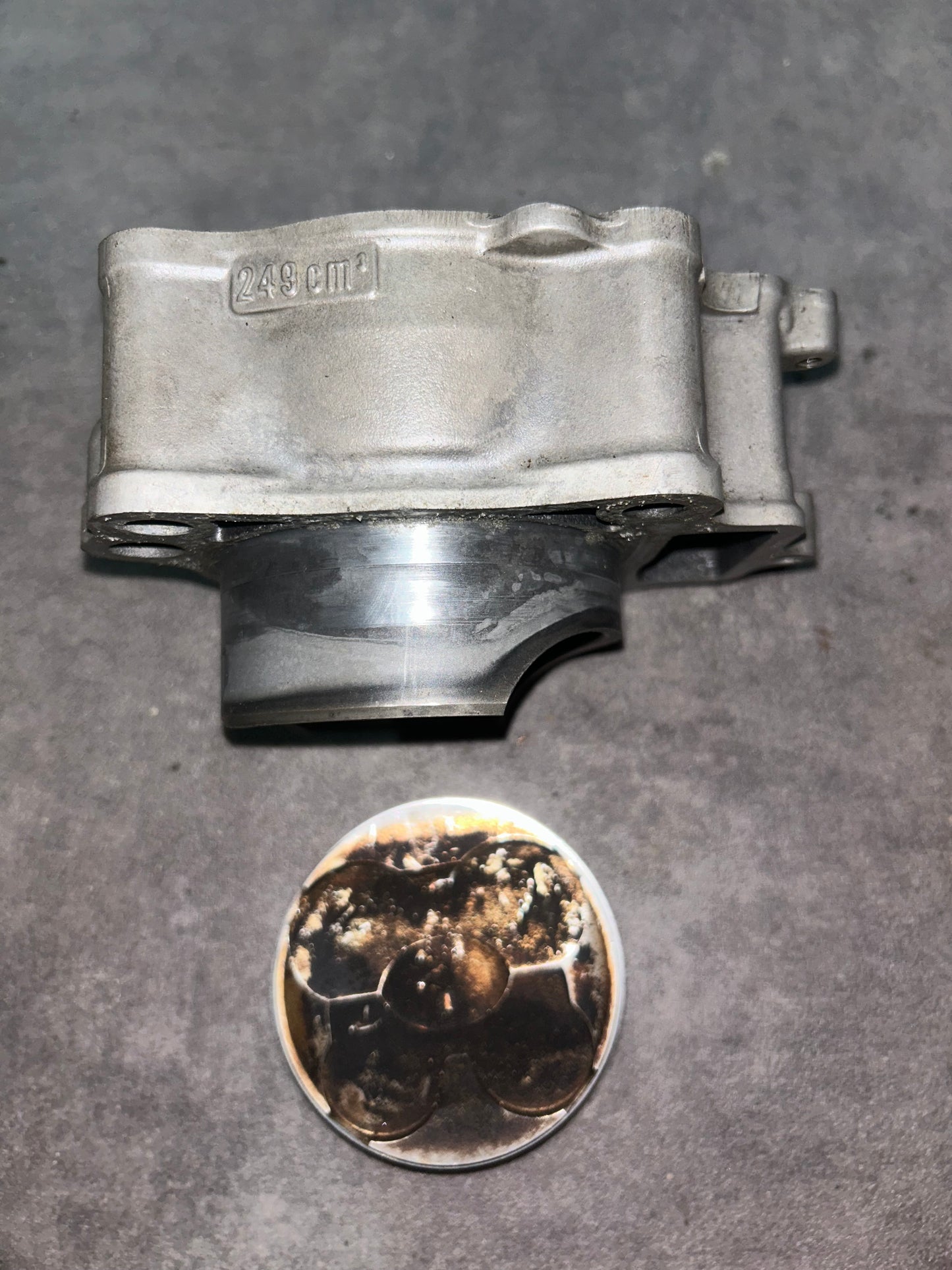 cylindre piston 250 crf