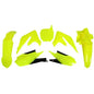 Kit plastiques POLISPORT jaune fluo YAMAHA YZF 250 2019>2023 / 450 2018>2022