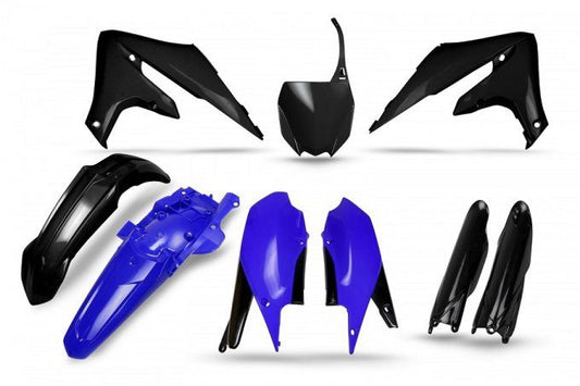 Kit plastiques UFO NOIR ET BLEU YAMAHA YZF 250 2019>2023 / 450 2018>2022